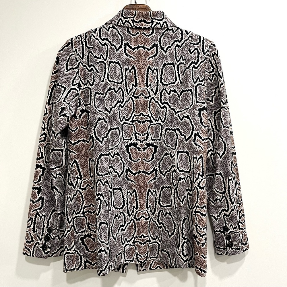 Cabi #3733 Python Snakeskin Print Double Breasted… - image 3